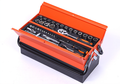 85-Piece 3-Tier Folding Tool Box Set – Comprehensive Tool Kit with Ratchet Wrench for Automotive Repair