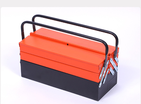 85-Piece 3-Tier Folding Tool Box Set – Comprehensive Tool Kit with Ratchet Wrench for Automotive Repair